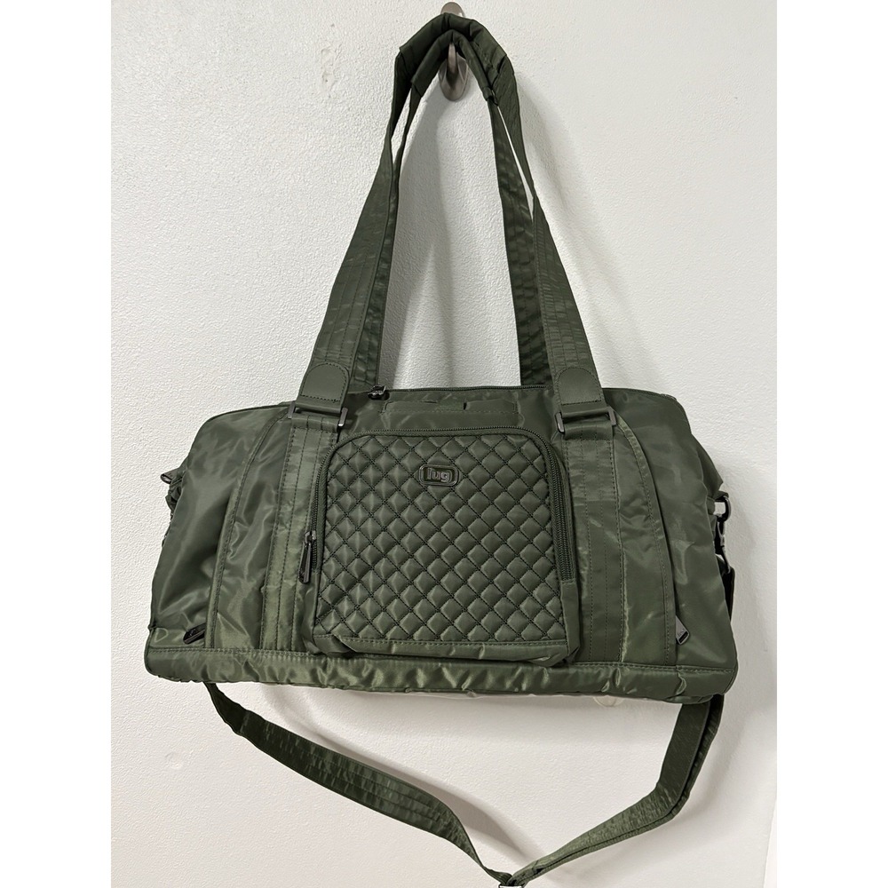 LUG Propeller Gym Overnight Weekend Carry On Duffle Bag Green